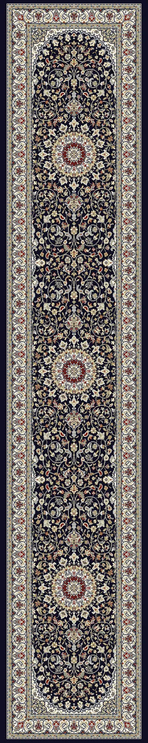 Ancient Garden 57119-3434 Blue/Ivory Rug