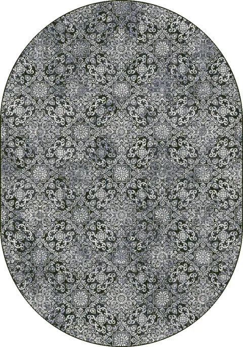 Ancient Garden 57162-3696 Steel Blue Rug