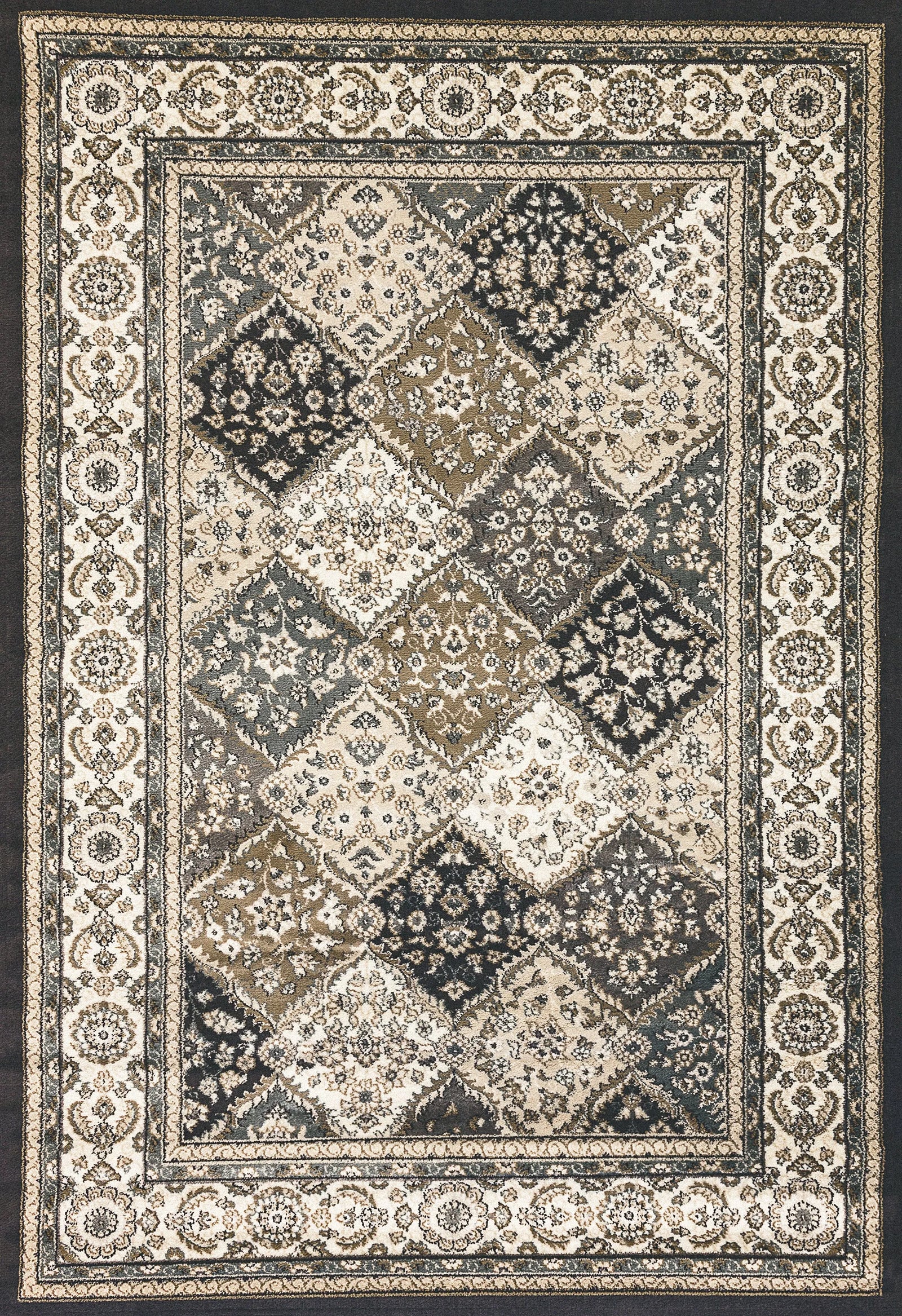 Yazd 8471-910 Grey/Ivory Rug