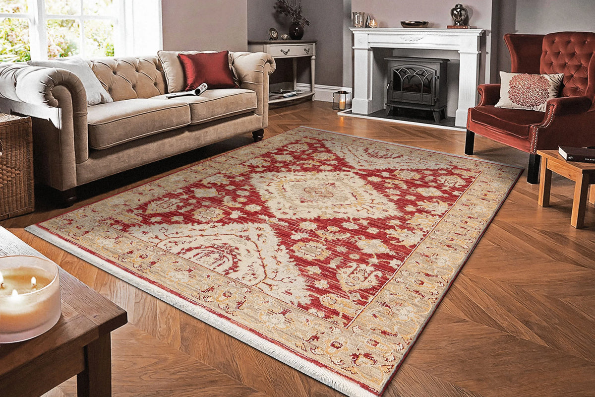 Wade 18606-389 Red/Beige Rug