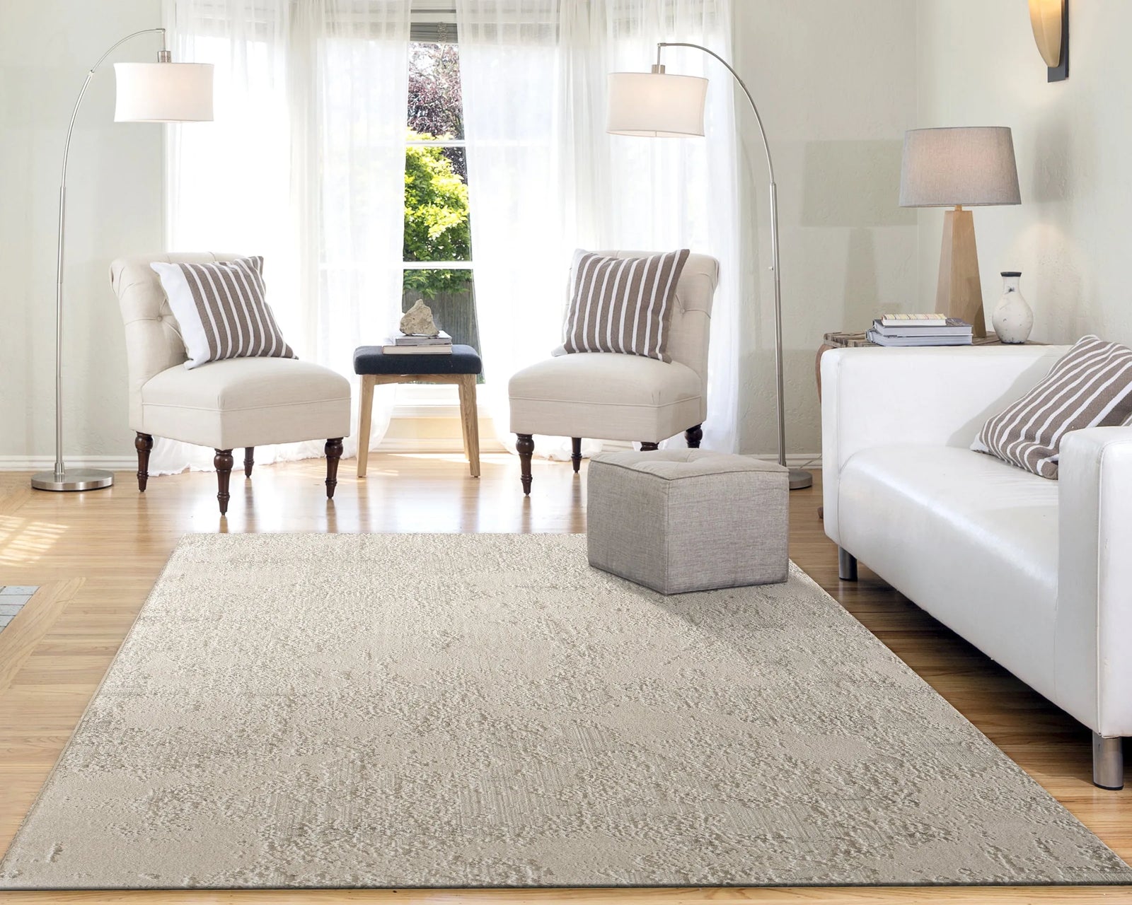 Quartz 27031-110 Ivory/Beige Rug