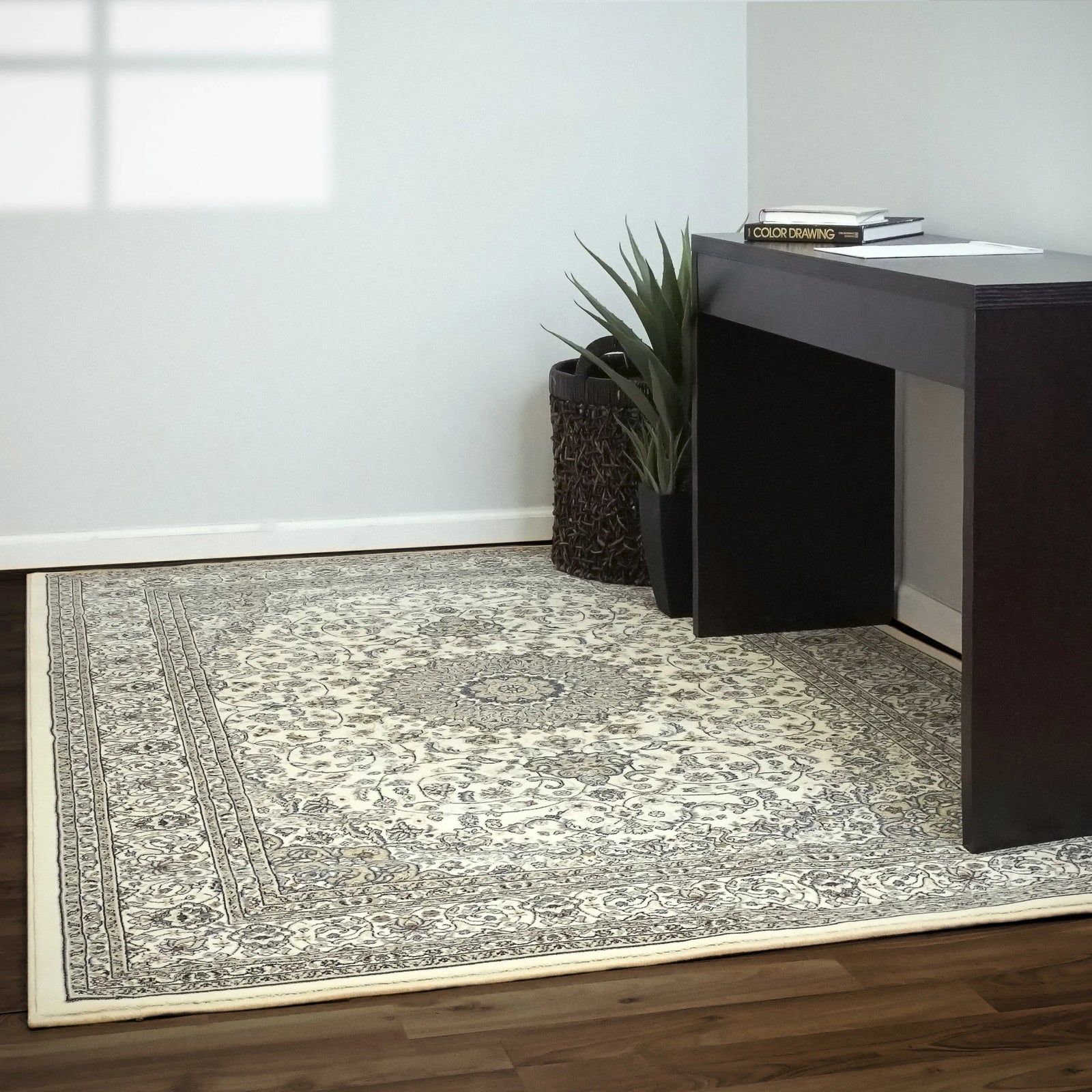 Ancient Garden 57119-6464 Ivory Rug