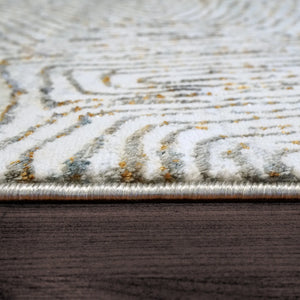 Gold 1351-897 Cream/Silver Rug