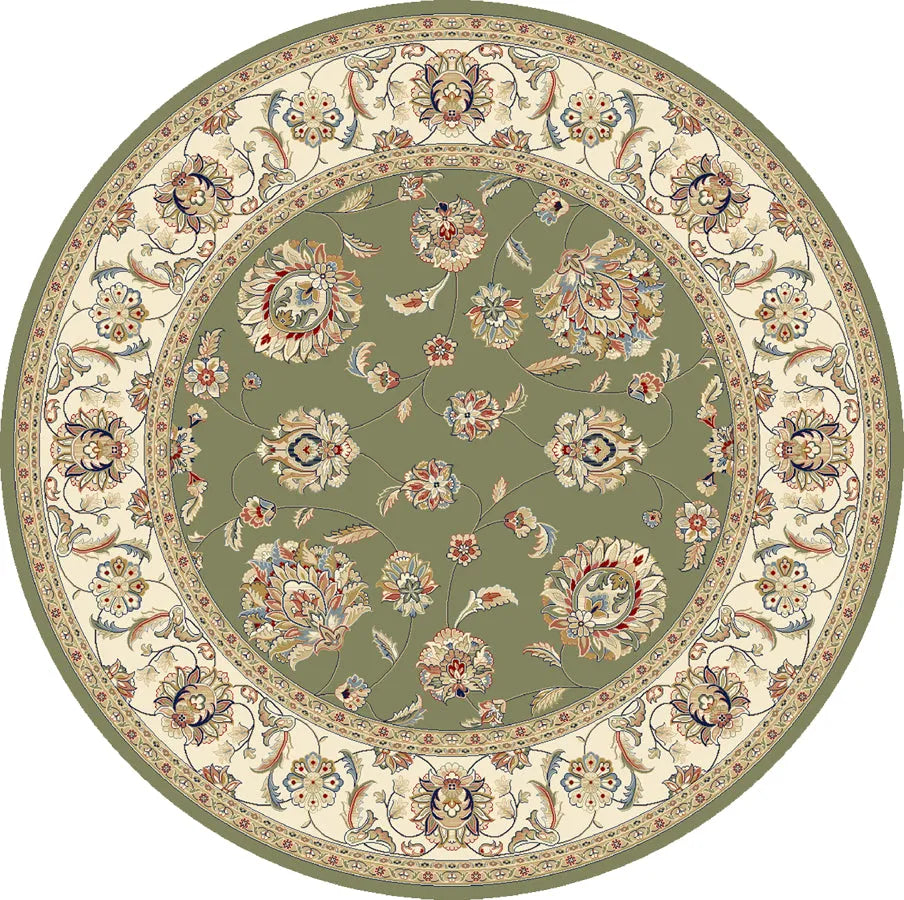Ancient Garden 57365-4464 Green/Ivory Rug