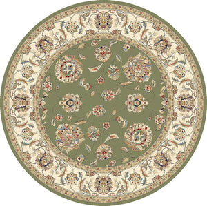 Ancient Garden 57365-4464 Green/Ivory Rug