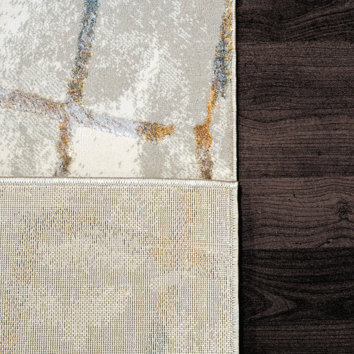 Gold 1354-897 Cream/Silver Rug