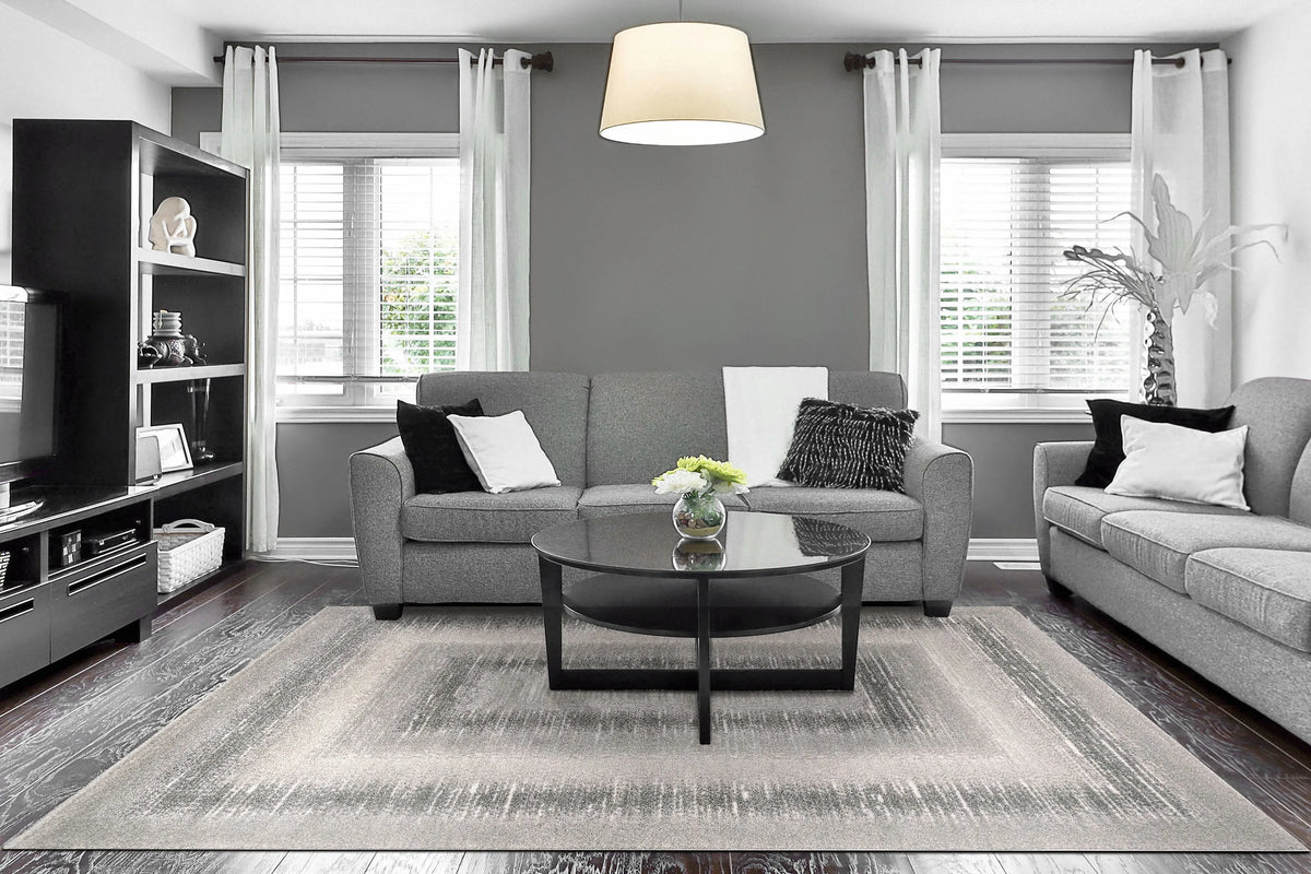 Eclectic 6013-190 Cream/Grey Rug