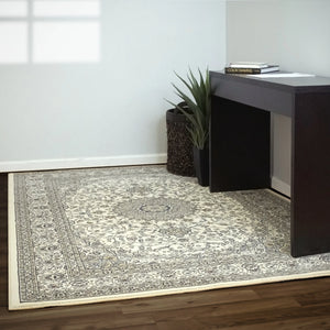 Ancient Garden 57119-6464 Ivory Rug