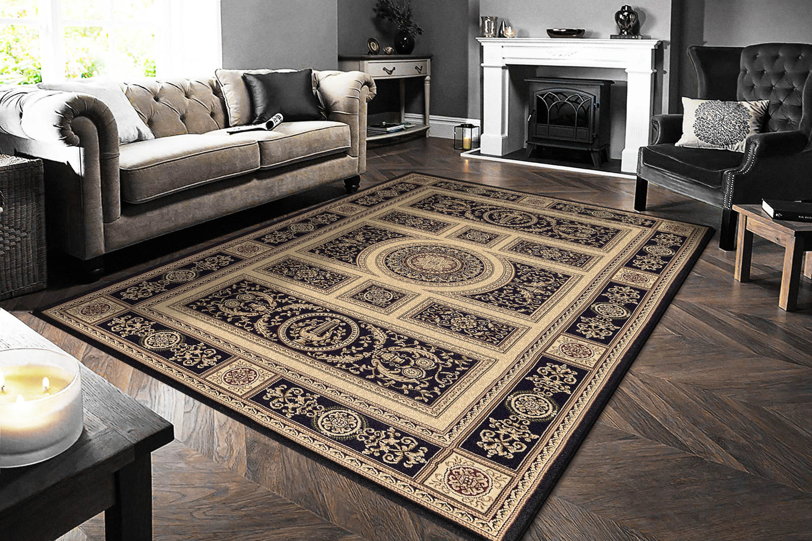 Legacy 58021-090 Black Rug
