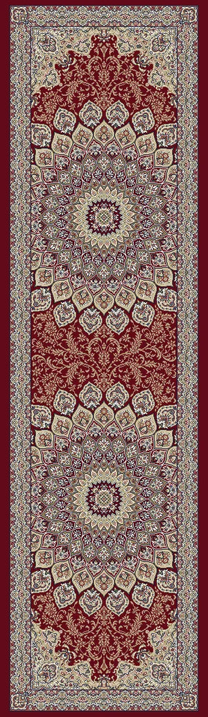 Ancient Garden 57090-1484 Red Rug