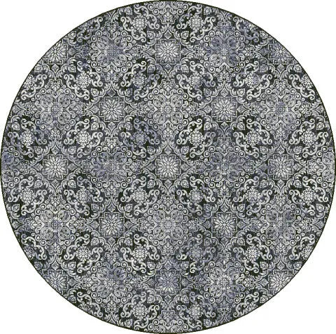 Ancient Garden 57162-3696 Steel Blue Rug