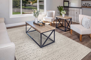 Seville 3606-109 Ivory/Soft Grey Rug