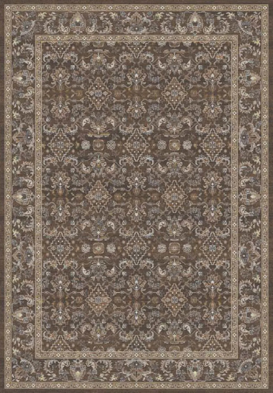 Ancient Garden 57276-3235 Dark Brown/Beige Rug