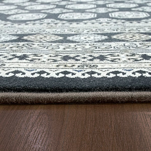 Ancient Garden 57102-3636 Charcoal/Silver Rug
