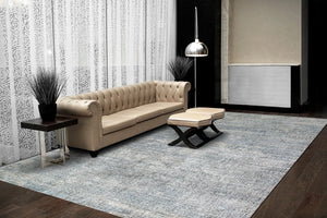 Savoy 3574-958 Silver/Blue Rug
