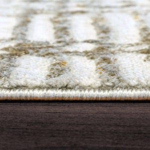 Gold 1356-897 Cream/Silver Rug