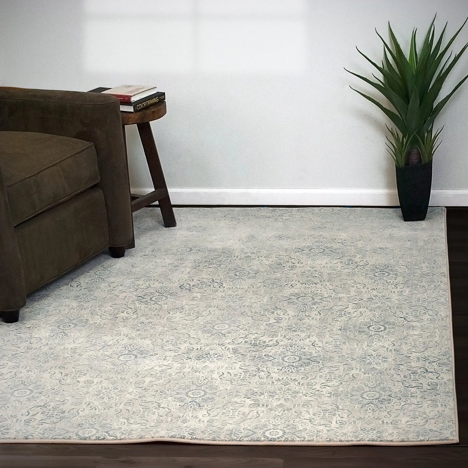 Ancient Garden 57162-9646 Silver/Grey Rug