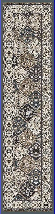 Yazd 8471-510 Blue/Ivory Rug