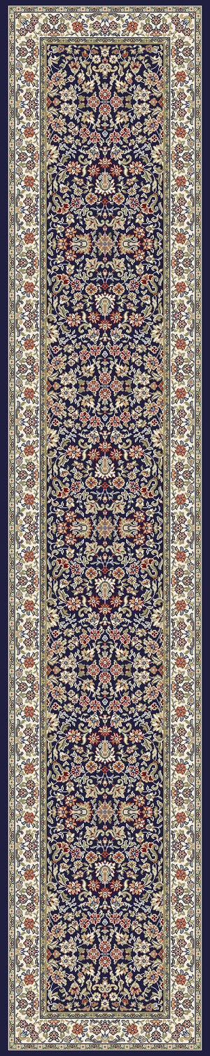 Ancient Garden 57078-3434 Blue/Ivory Rug