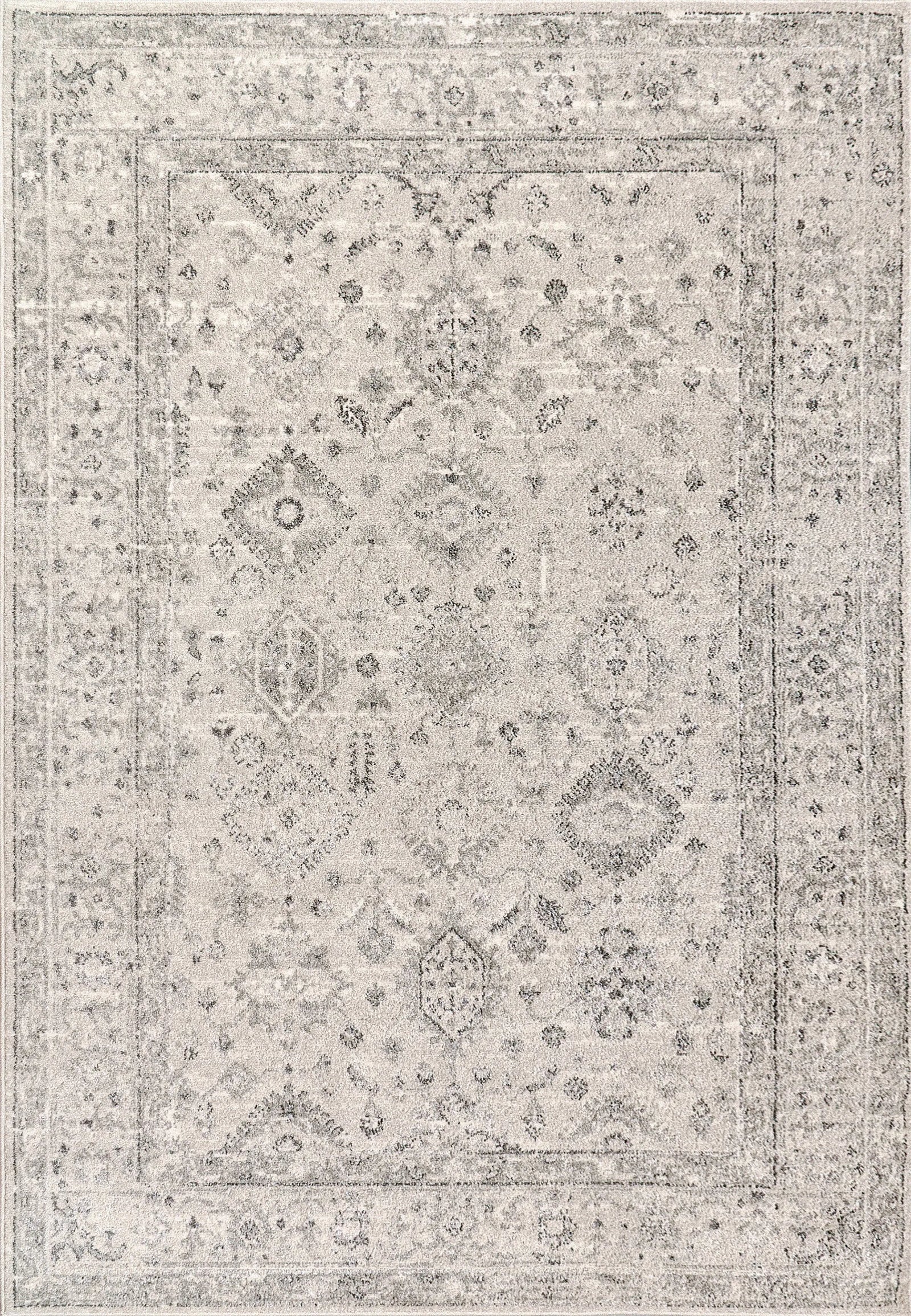 Eclectic 6012-190 Cream/Grey Rug