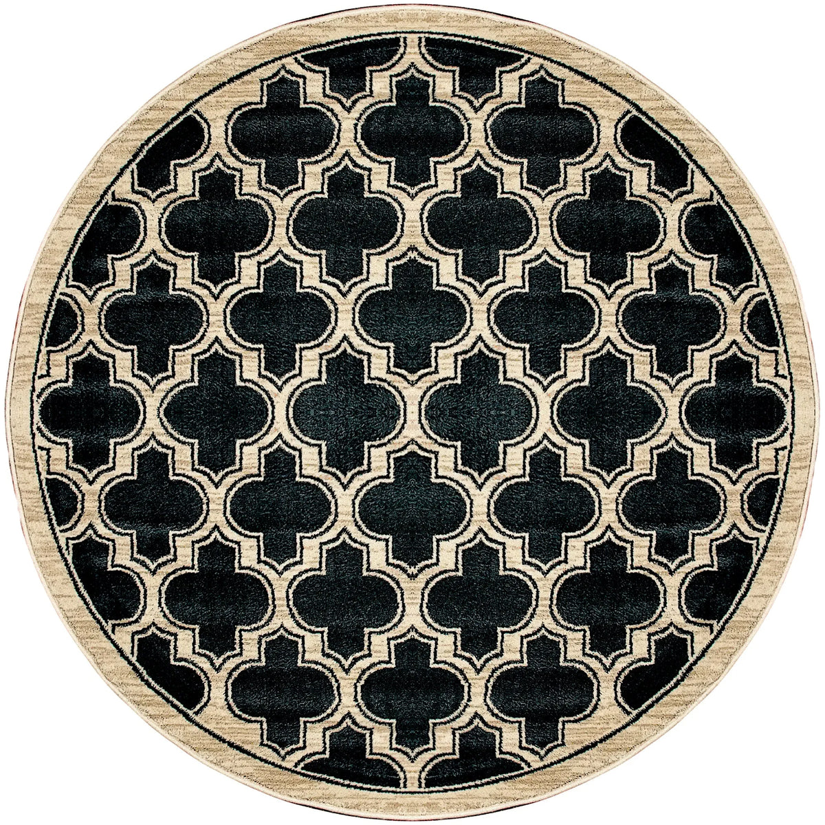 Yazd 2816-090 Black Rug