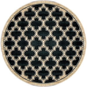 Yazd 2816-090 Black Rug