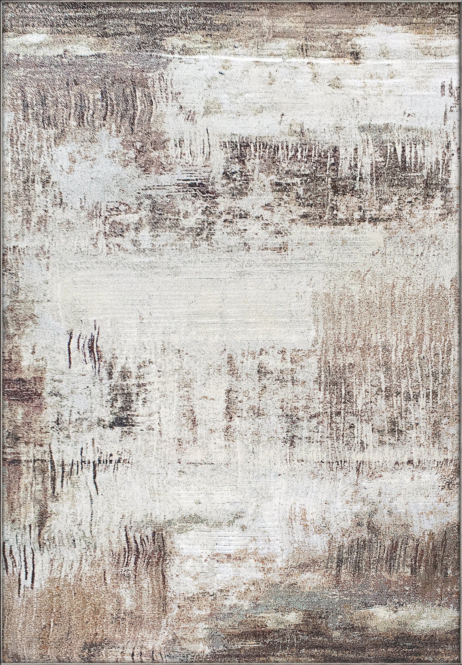 Eclipse 63393-6474 Beige/Rust Rug