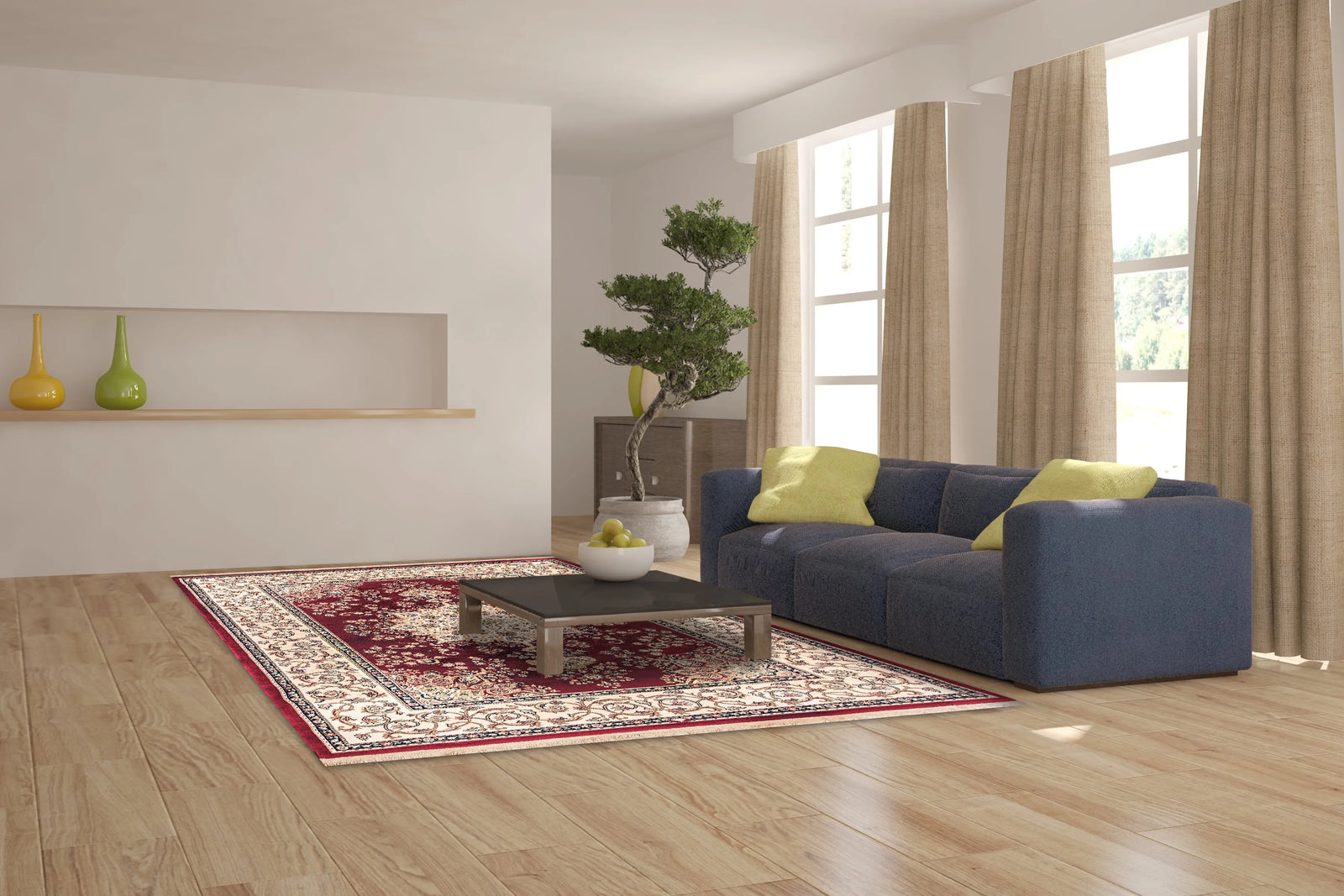 Brilliant 7201-330 Red Rug