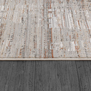 Marina 8053-993 Dark Grey/Rose Rug