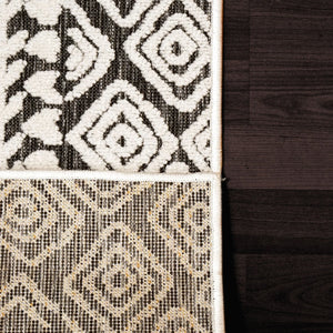 Lotus 8148-190 Ivory/Charcoal Rug
