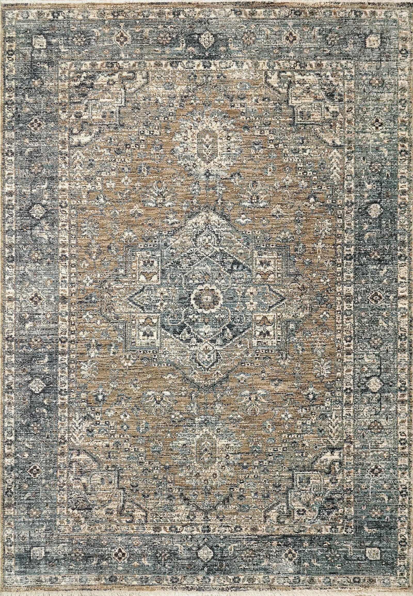 Dakota 6644-850 Beige/Blue Rug