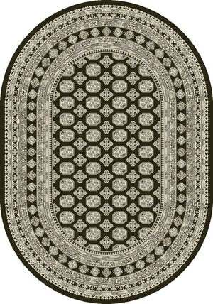 Ancient Garden 57102-3636 Charcoal/Silver Rug