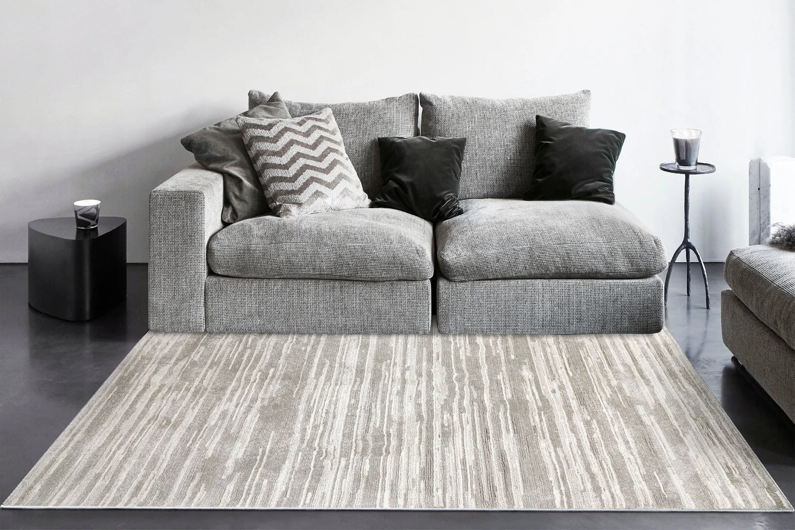 Monroe 9805-980 Grey/Beige Rug