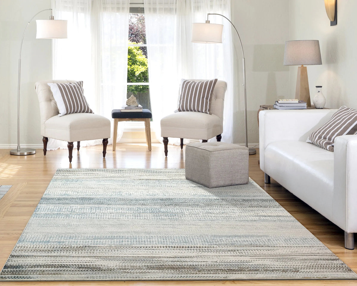 Mood 8465-995 Dark Grey/Slate Rug