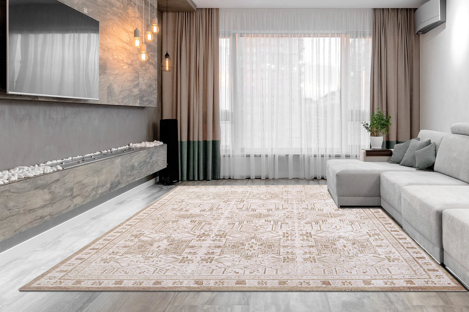 Sahara 5970-890 Beige/Grey Rug