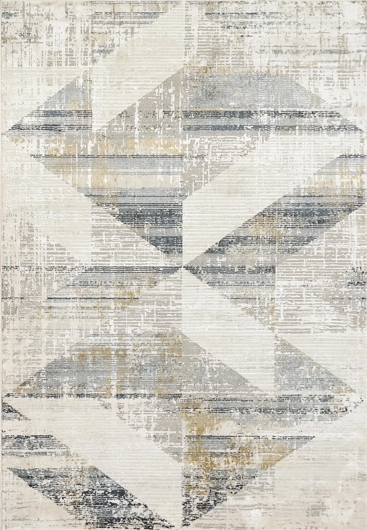 Quartz 27072-155 Ivory/Slate Rug
