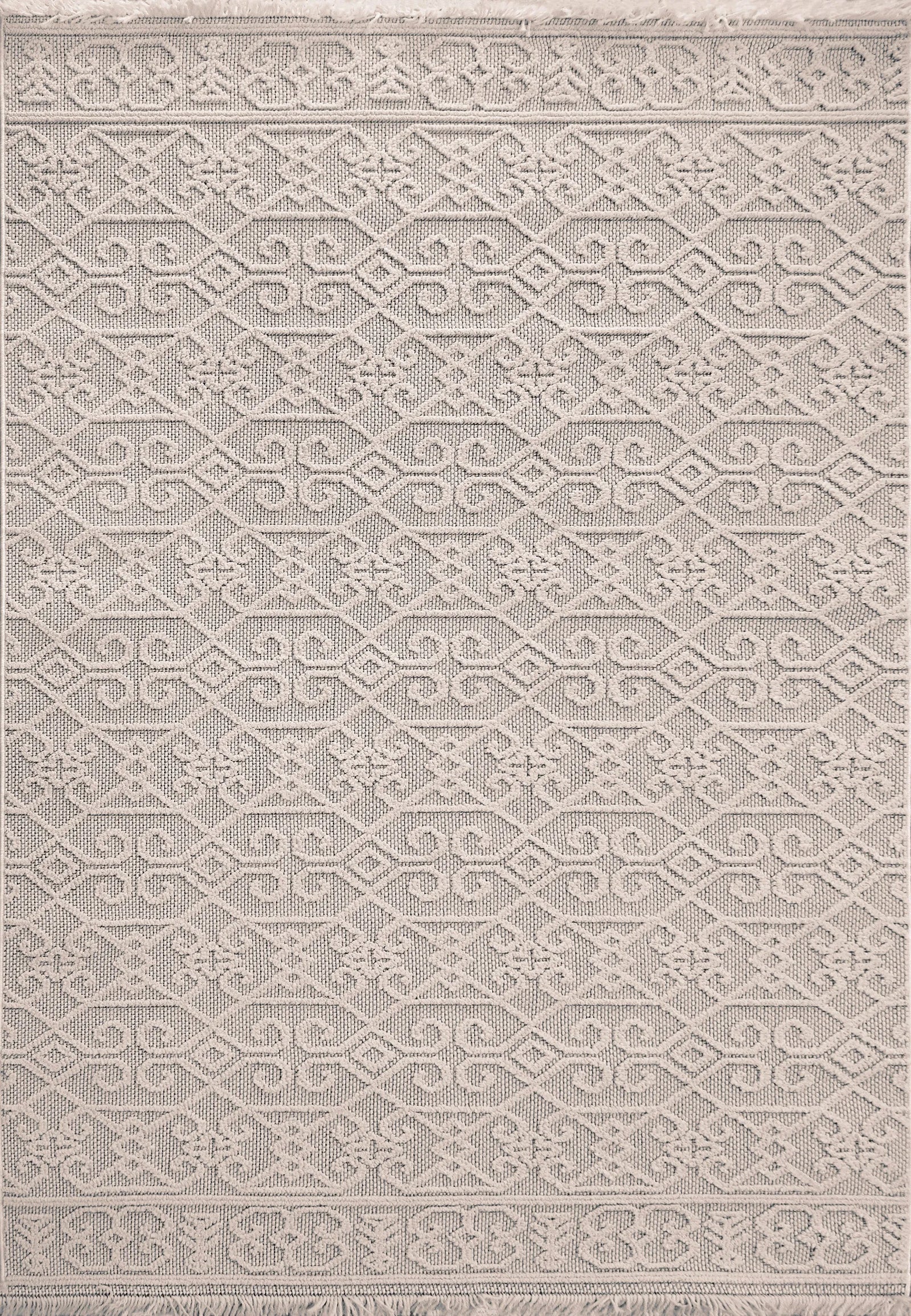 Seville 3609-109 Ivory/Soft Grey Rug