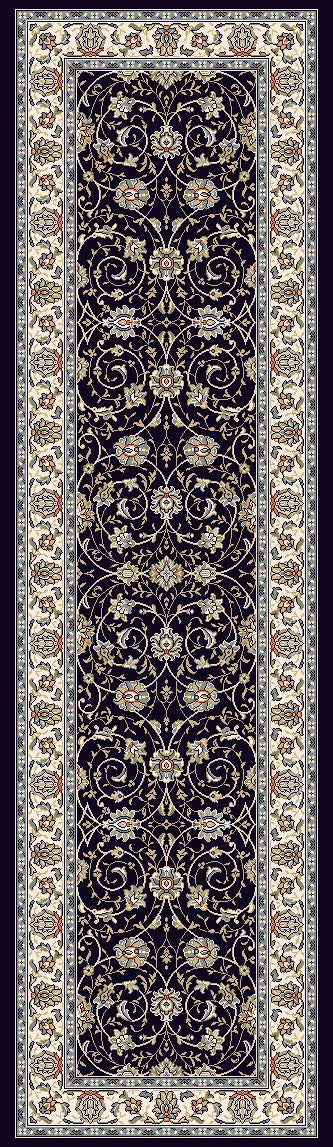 Ancient Garden 57120-3464 Blue/Ivory Rug
