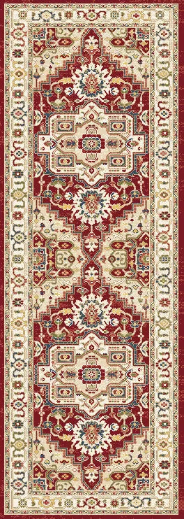 Juno 6882-130 Ivory/Red Rug