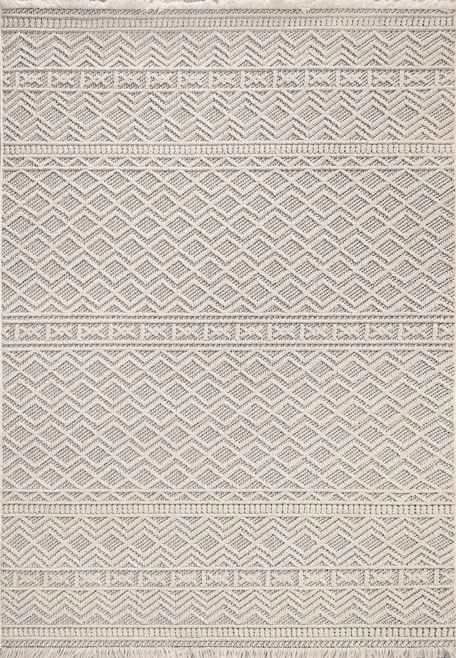 Seville 3610-109 Ivory/Soft Grey Rug