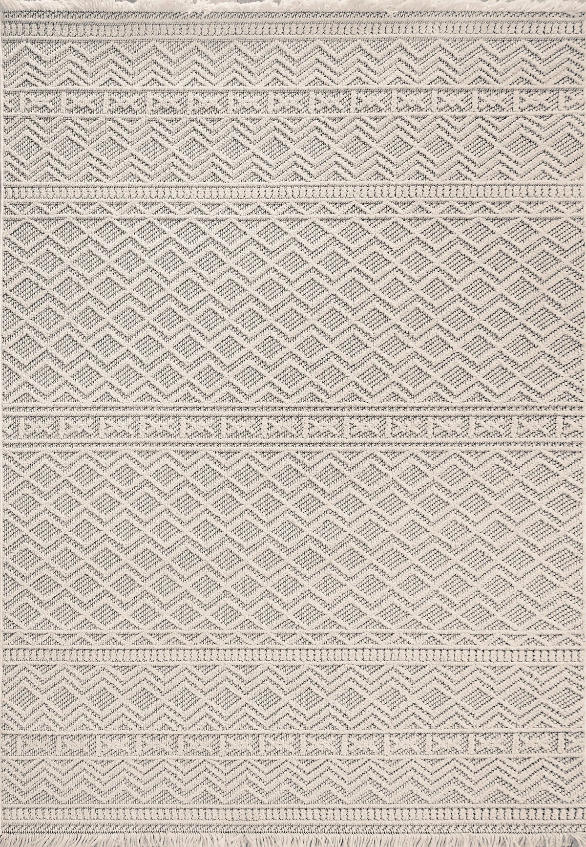 Seville 3610-109 Ivory/Soft Grey Rug