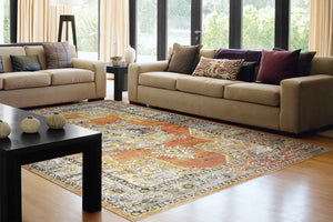 Mabel 4093-359 Rust/Navy Rug