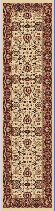 Yazd 2803-130 Cream/Red Rug