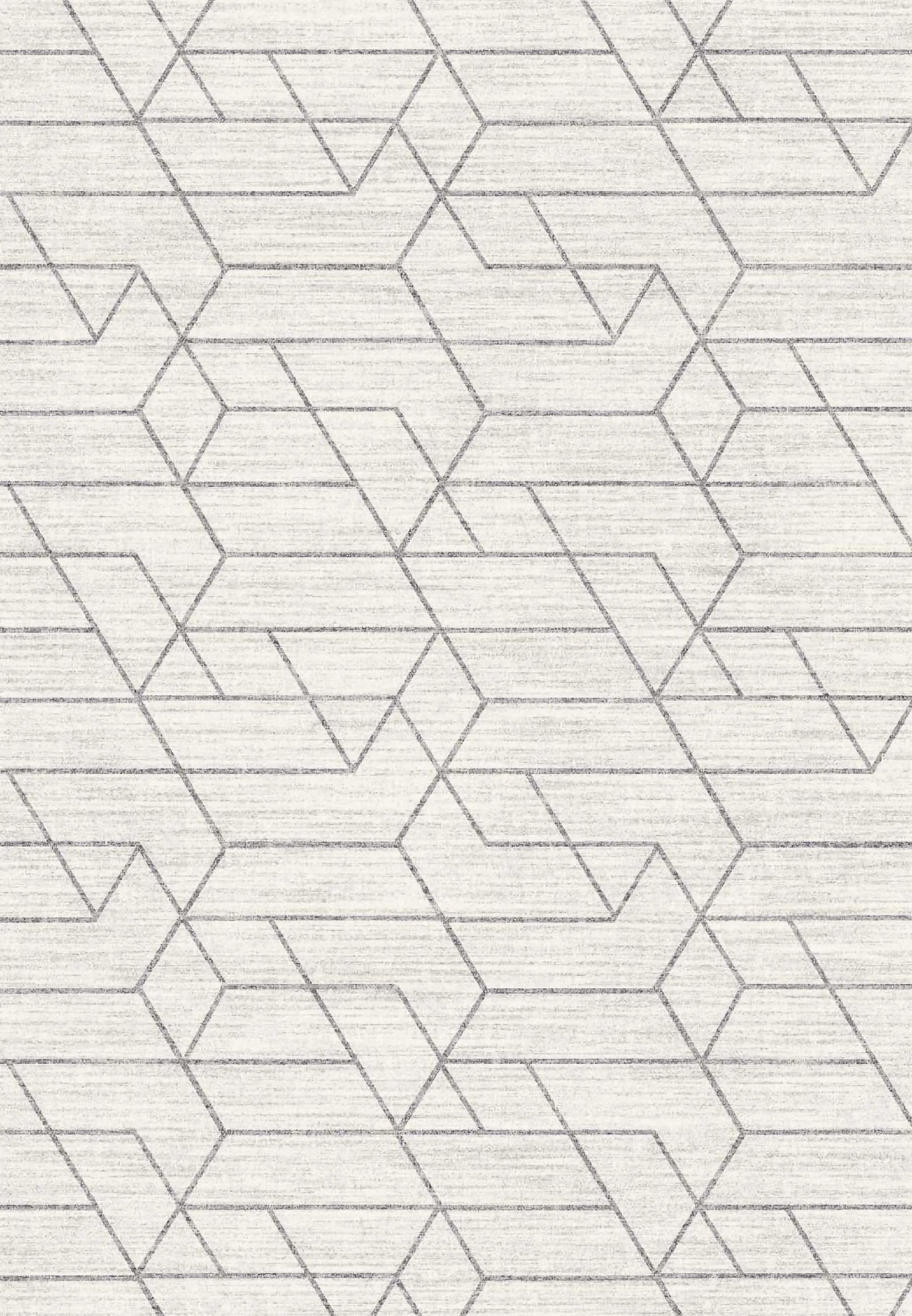 Rhythm 6425-109 Soft Beige/Silver Rug