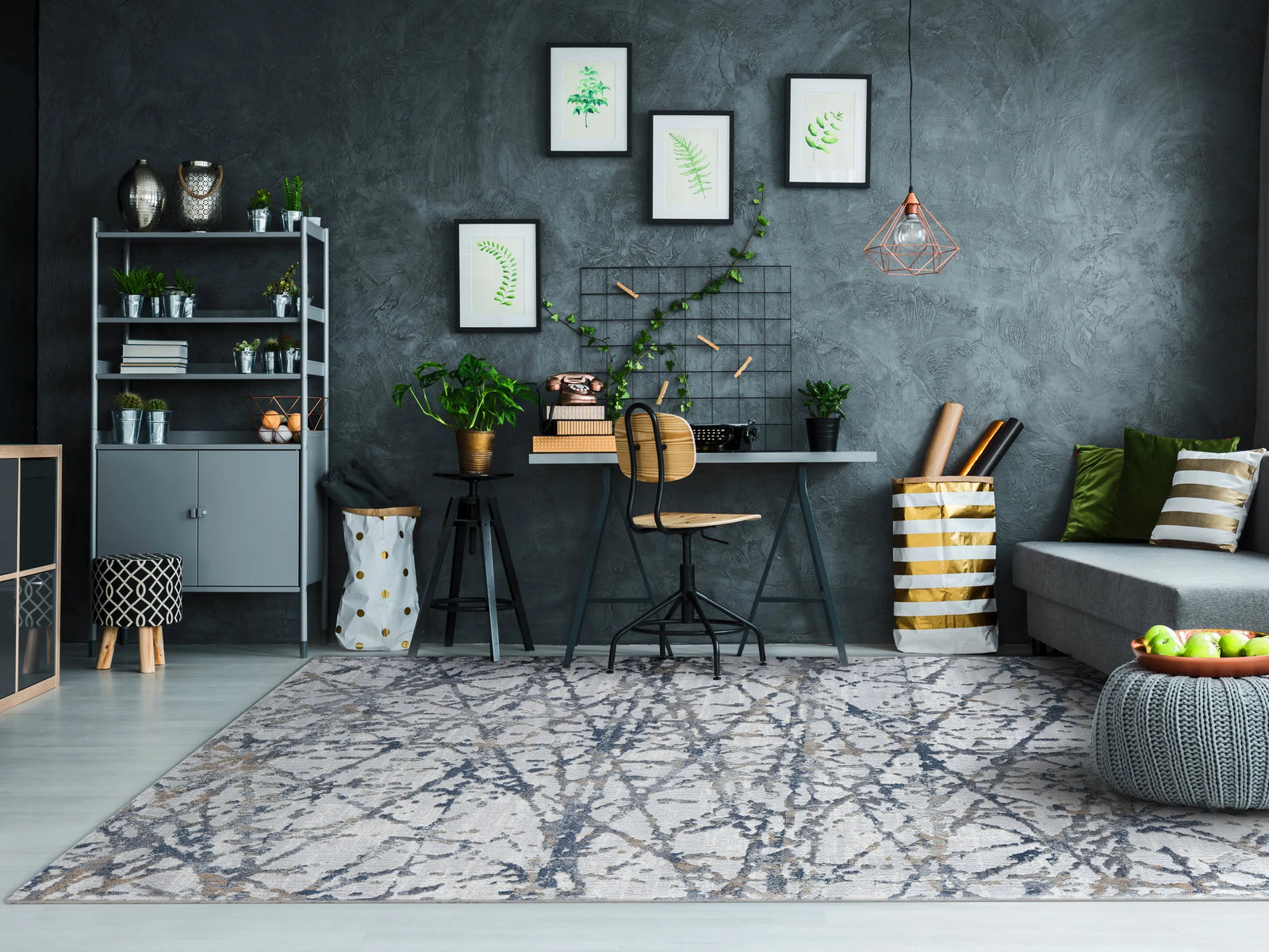 Castilla 3638-995 Grey/Multi Rug