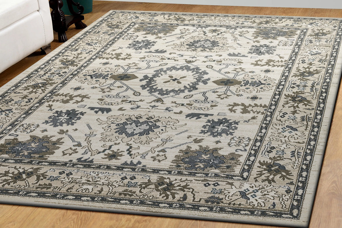 Yazd 8531-100 Ivory Rug