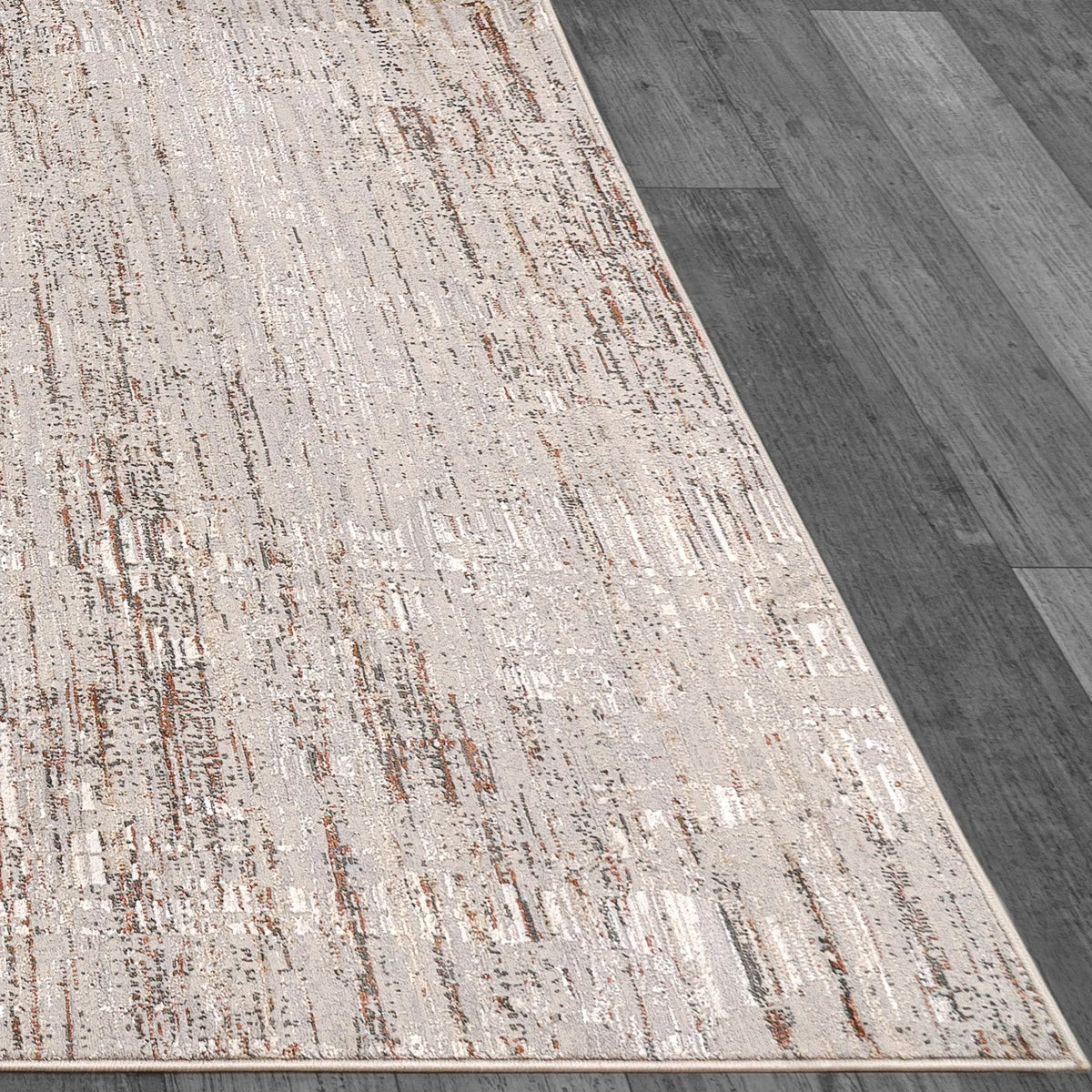 Marina 8053-993 Dark Grey/Rose Rug