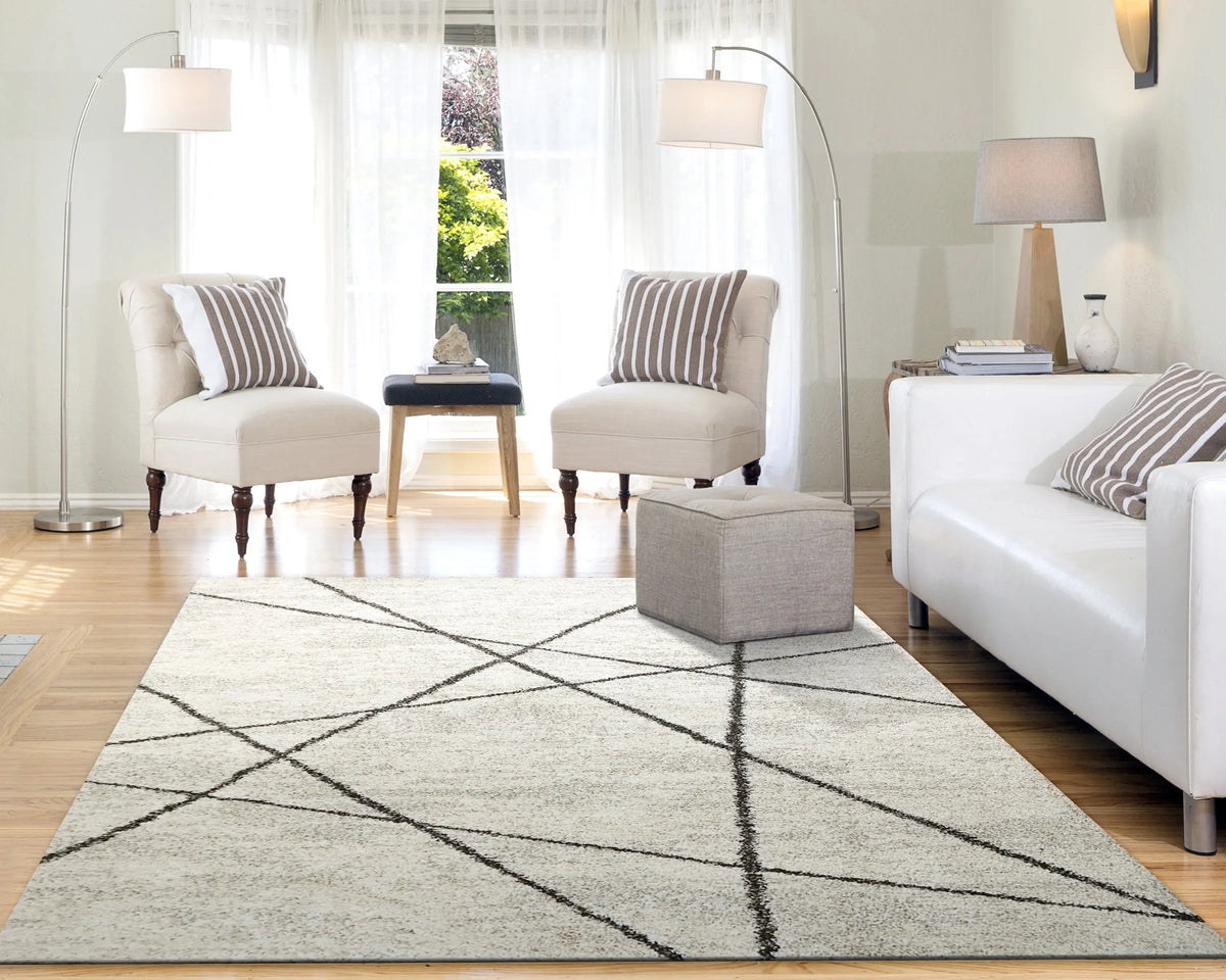 Mehari 23277-6248 Ivory/Charcoal Rug