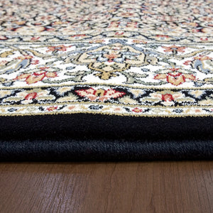 Ancient Garden 57011-3263 Black/Ivory Rug
