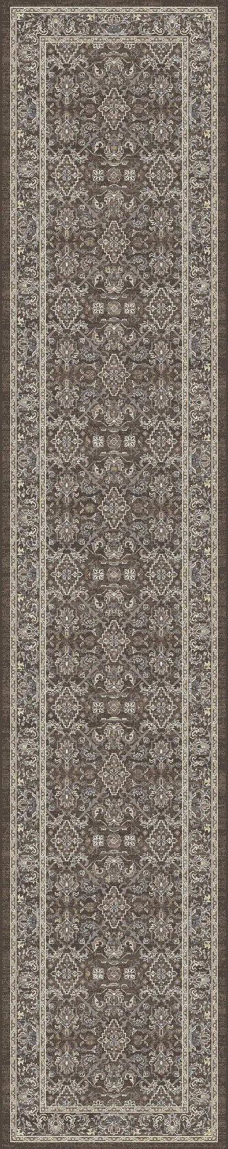 Ancient Garden 57276-3235 Dark Brown/Beige Rug